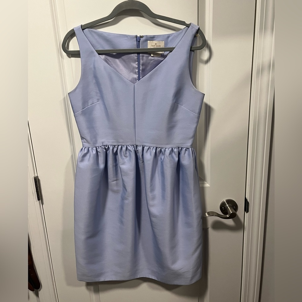 Kate Spade- structured silk lavender dress